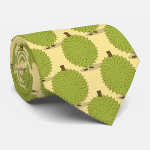 Gravata Fruta Novelty Durian Tinta do pescoço da Comida