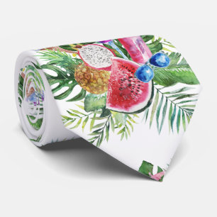 Gravata Frutas Tropicais Trendy Monogramas