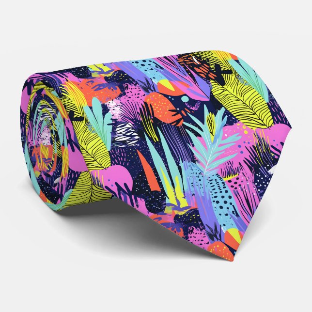 Gravata Fun 90s style tiled pattern  (Rolled)