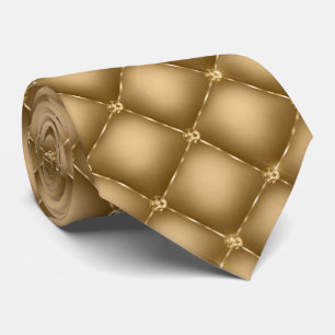 Gravata Fundo e Pérolas das Cinzas Douradas