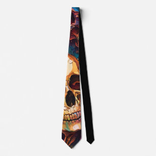 Gravata Funky Skulls
