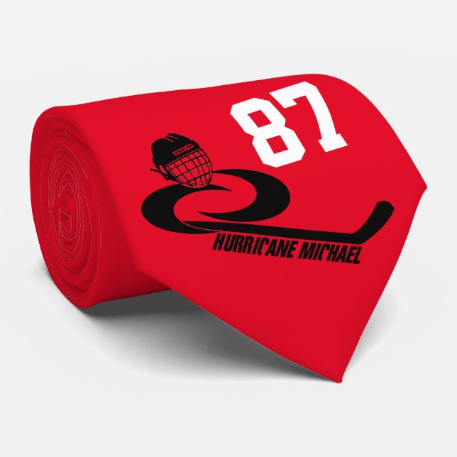 Gravata Furacão MICHAEL - Tie Personalizável de Hóquei em  (Rolled)