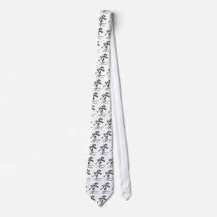 Gravata Furador Stickman Track e Field Tie
