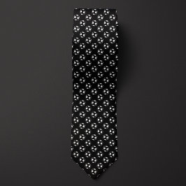 Gravata Futebol de futebol invertido preto