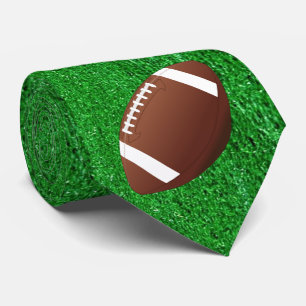 Gravata Futebol de Grass Impressão Necktie