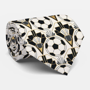 Gravata Futebol de Luxo Futebol Americano Art Déco