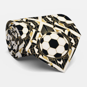 Gravata Futebol de Luxo Padrão Art Déco