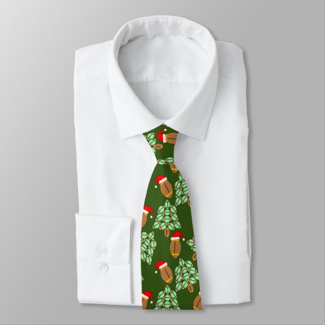 Gravata Futebol de Natal (Amarrado)