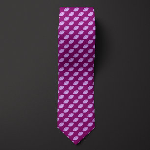 Gravata Futebol Monocromático Roxo