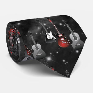 Gravata Galáxia das guitarra