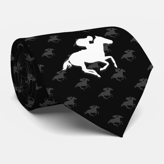 Gravata Galloping Horseman | Ofertas desportivas (Rolled)