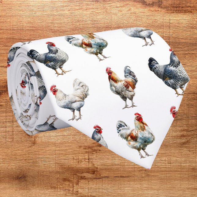 Gravata Galo Engraçado  (Criador carregado)