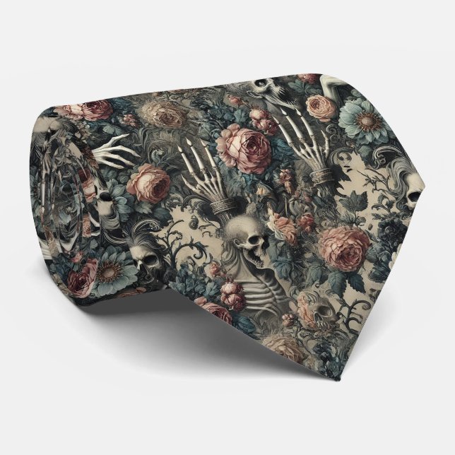 Gravata Gambit Ghoul - Vitoriano Gótico (Rolled)