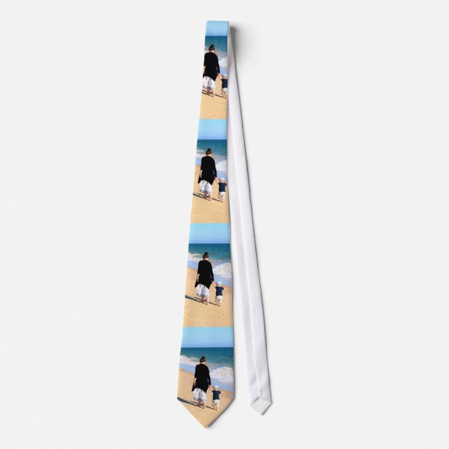 Gravata Garrafa de água personalizada com foto (Frente)