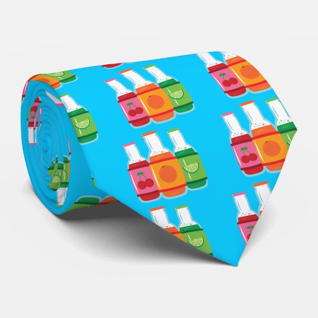 Gravata Garrafas de Pop de soda (Rolled)