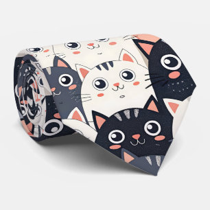 Gravata Gatinho Kaleidoscópio