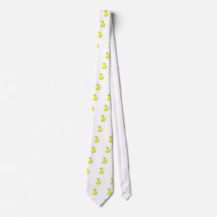 Gravata Gato de gordura amarelo