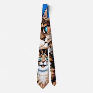 Gravata Gato e Kitten engraçados, Louis Wain