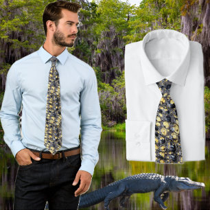 Gravata Gator Skin Tie