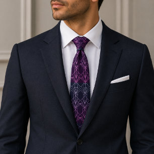 Gravata Gatsby Gold Art Deco