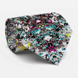 Gravata Geared Toward Abstract Art Design Lover