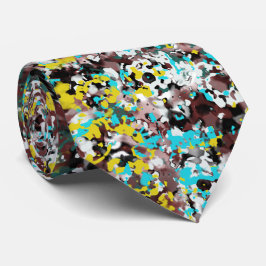 Gravata Geared Toward Abstract Art Design Lover