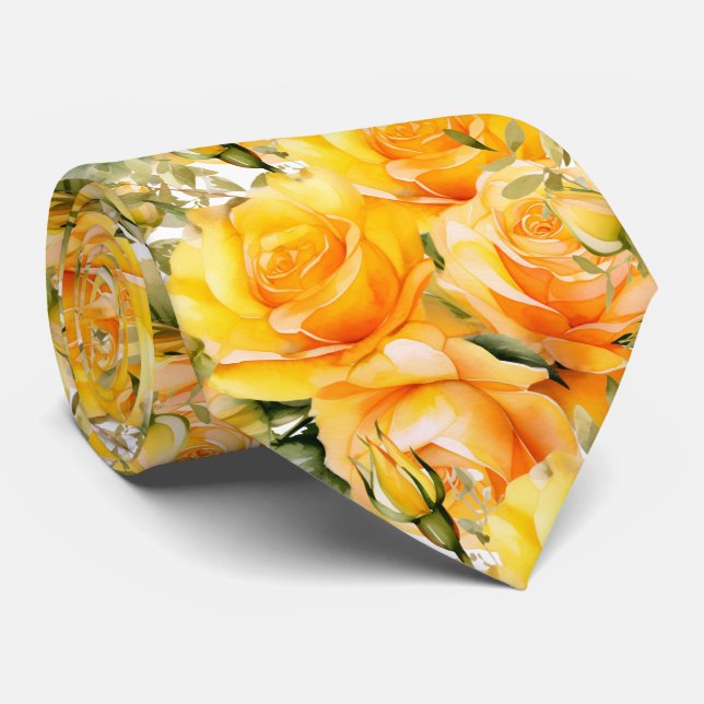 Gravata Gentleman | Gravata Floral para Casamento  (Rolled)