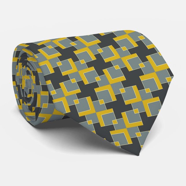 Gravata Geométrico 260413e (Rolled)