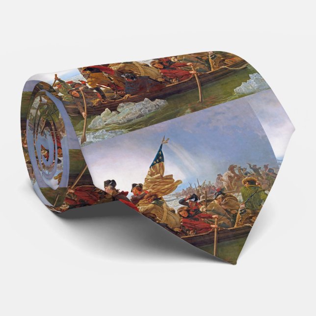 Gravata George Washington que cruza o Delaware (Rolled)