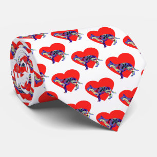 Gravata German shepherd Cão Valentine Day Heart Neck