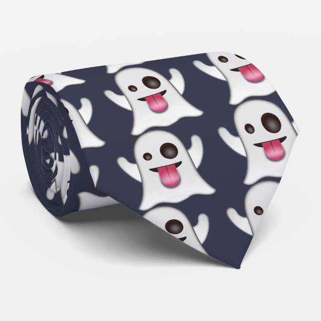 Gravata ghost_emoji (Rolled)