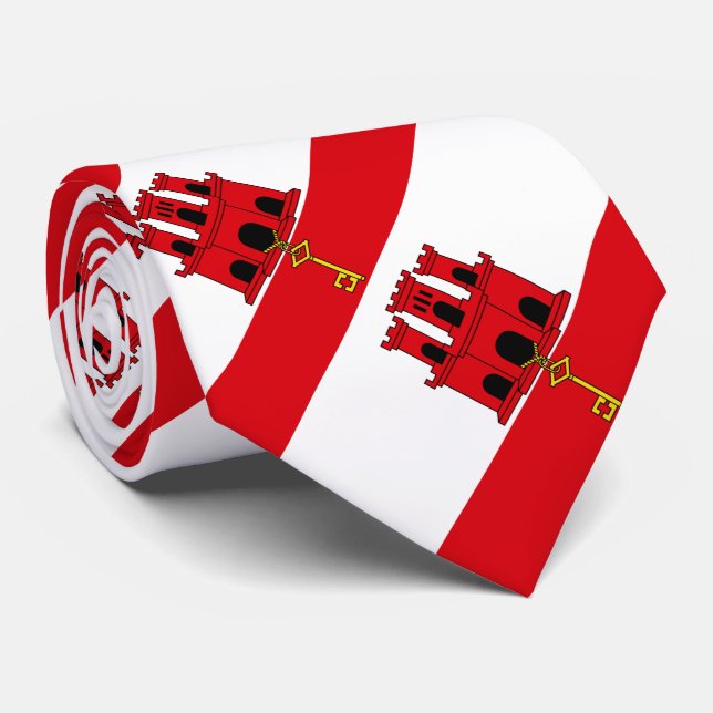 Gravata Gibraltar Flag (Rolled)