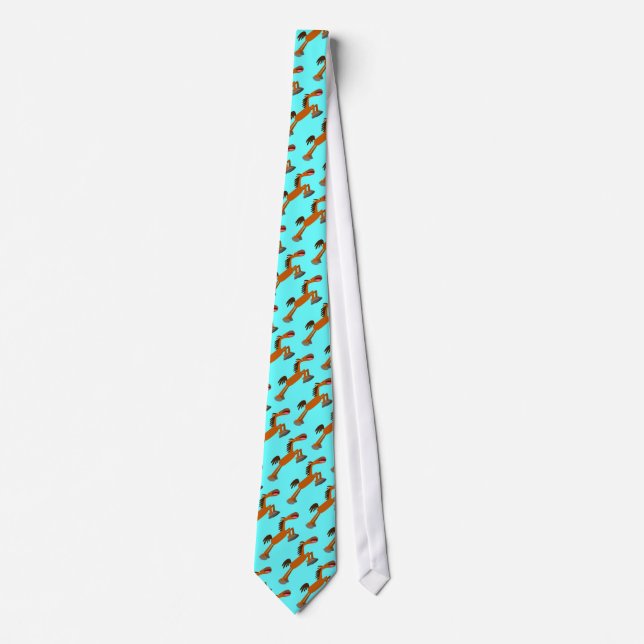 Gravata Giddyup, Horsey! Cartoon Horse Tie (Frente)