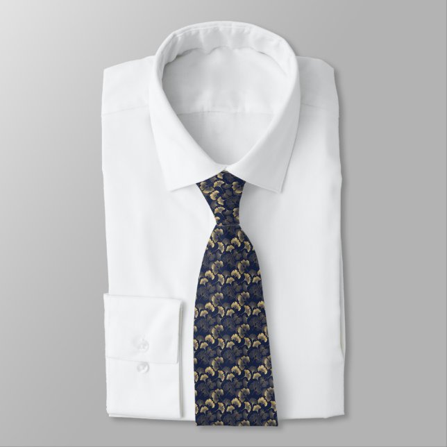 Gravata Gingko deixa o Necktie (Amarrado)