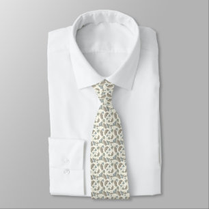 Gravata Gingko Leaves Tie