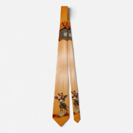 Gravata Girafa bebê em desenho animado