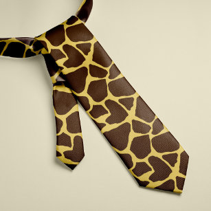 Gravata Giraffe Pattern