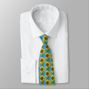 Gravata Girassol amarelo