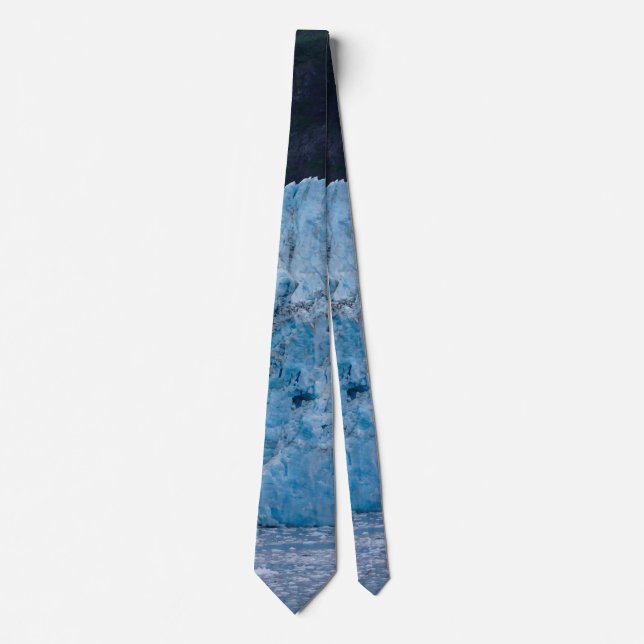 Gravata Glaciar no Príncipe William Sound Alaska Neck Tie (Frente)