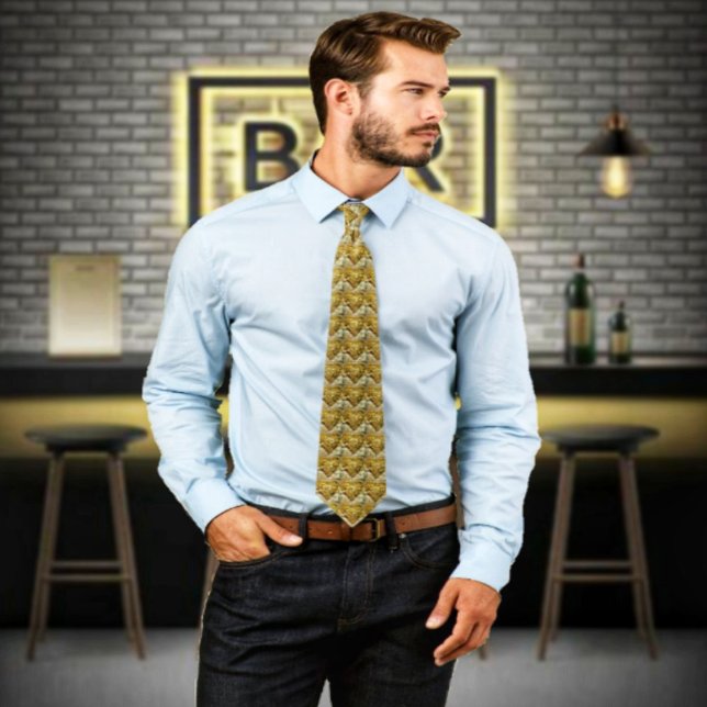 Gravata Glimmer Do Amor (Dress for a romantic dinner, and to show your love, with this Glimmer of Love Neck Tie!)