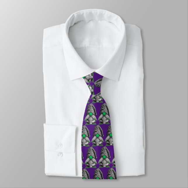 Gravata Gnomos Halloween Necktie (Amarrado)