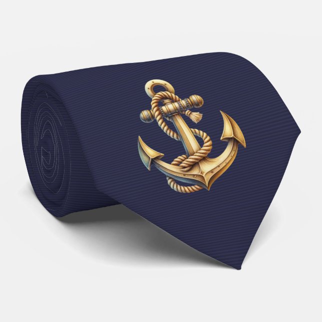Gravata Golden Anchor (Rolled)