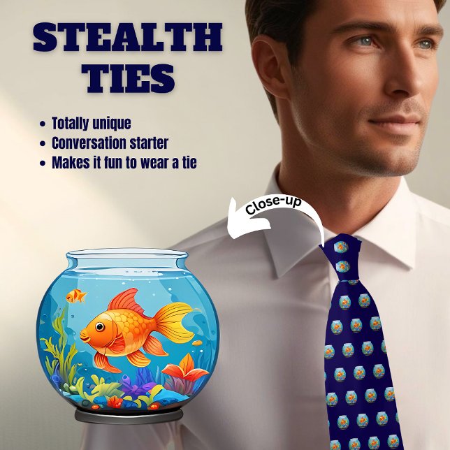 Gravata Goldfish Bowl Stealth Tie (Criador carregado)