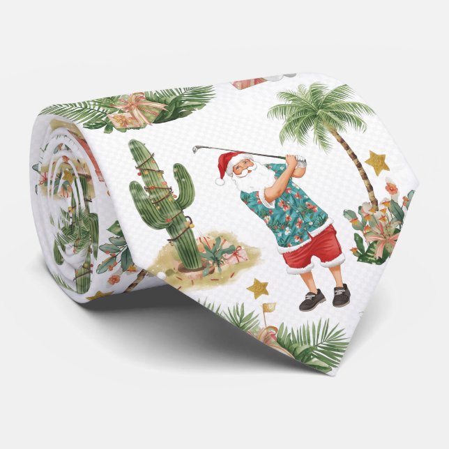 Gravata Golf Arizona tema de Natal (Rolled)