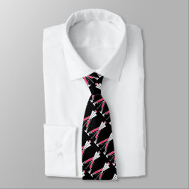 GRAVATA GOLFER VERMELHO BRANCO ESSILIZADO PRETO, JOGADORES