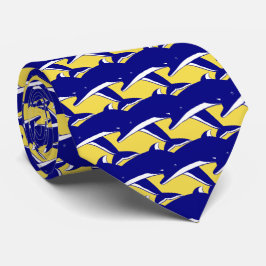 Gravata Golfinhos Futebol esportivo jogando beisebol