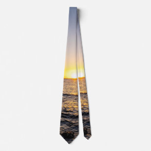 Gravata Golfo De Breeze E Jetty Sunset Tie