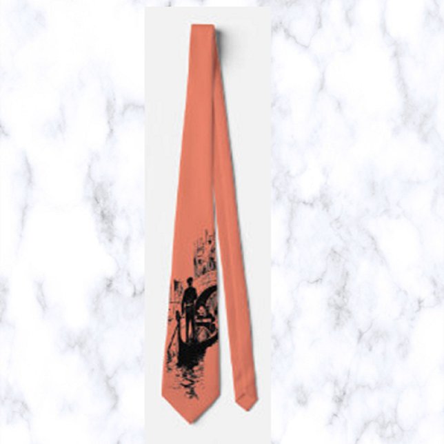 Gravata Gondola italiana e Bridge Neck Tie (Criador carregado)