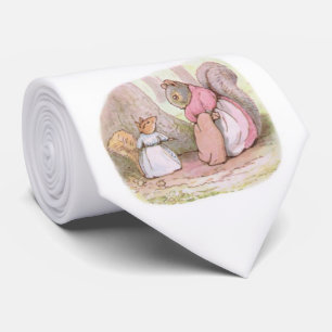Gravata Goody e Mrs Hackee (Esquilos) (Beatrix Potter)