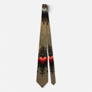 Gravata Gótico Romance: Paixão Oculta